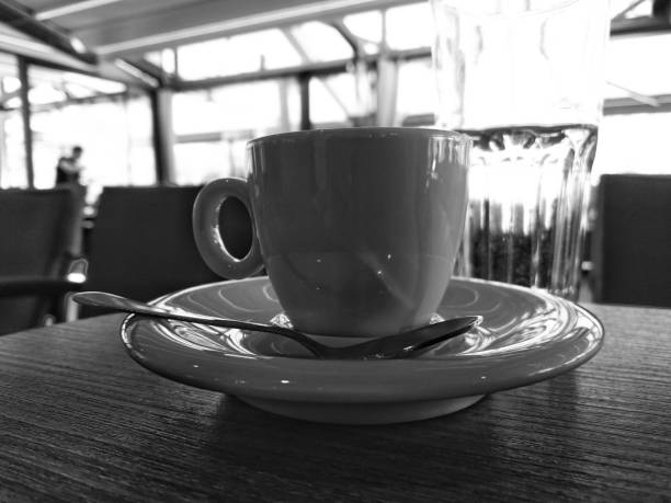 istock A cup of coffee in the bar, on the table 955959838