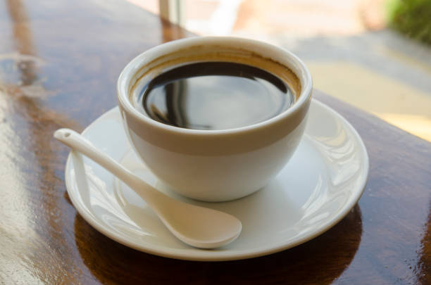 Cup of fresh hot coffee