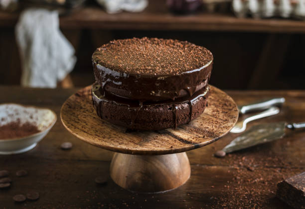 istock Chocolate cake food photography recipe idea 955968026