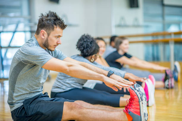 Stretching In Fitness Class