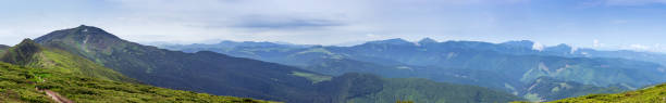 istock Large panorama of the Eastern Carpathians, Ukraine 955971198