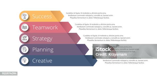 Pyramid Infographic Template With Five Elements One From A Set Of Vector Illustrations Can Be Used For Workflow Layout Diagram Business Step Options Banner Web Design Stock Illustration - Download Image Now