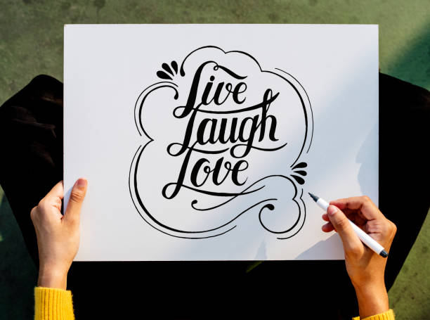 istock A female artist working on hand lettering 955974792