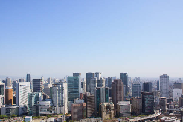 istock The city view from Umeda Sky Building 955980722