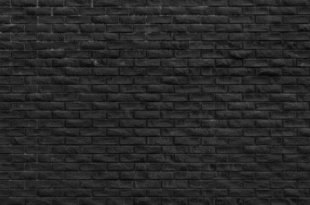 Old black brickwall background