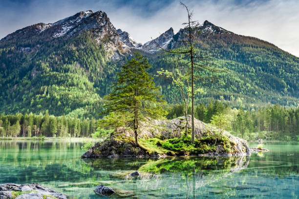 istock Green Hintersee lake in Alps in spring, Germany 955990764