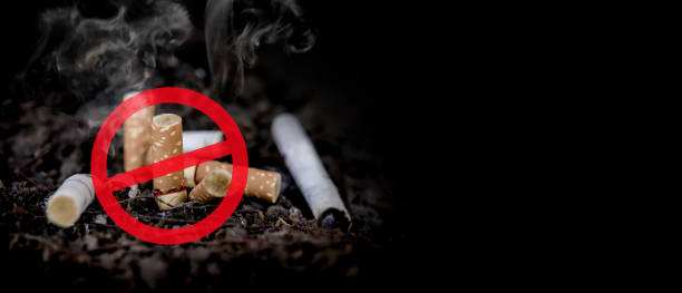 istock No smoking and World No Tobacco Day. Copy space for text 955993634