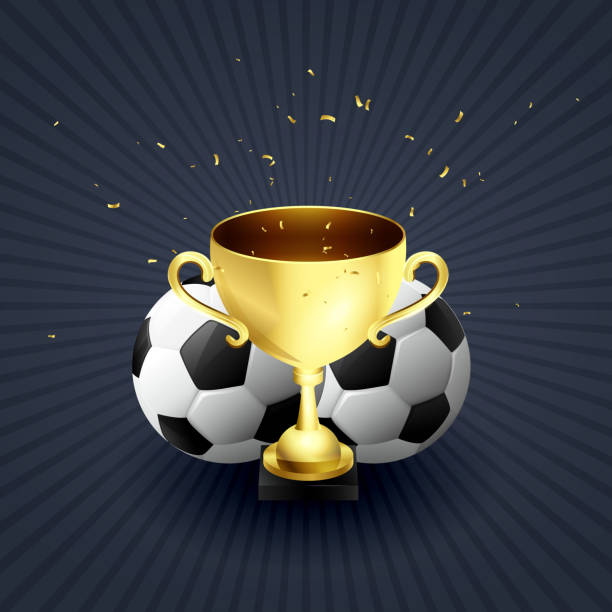 istock golden trophy cup football winner celebration background 955995286