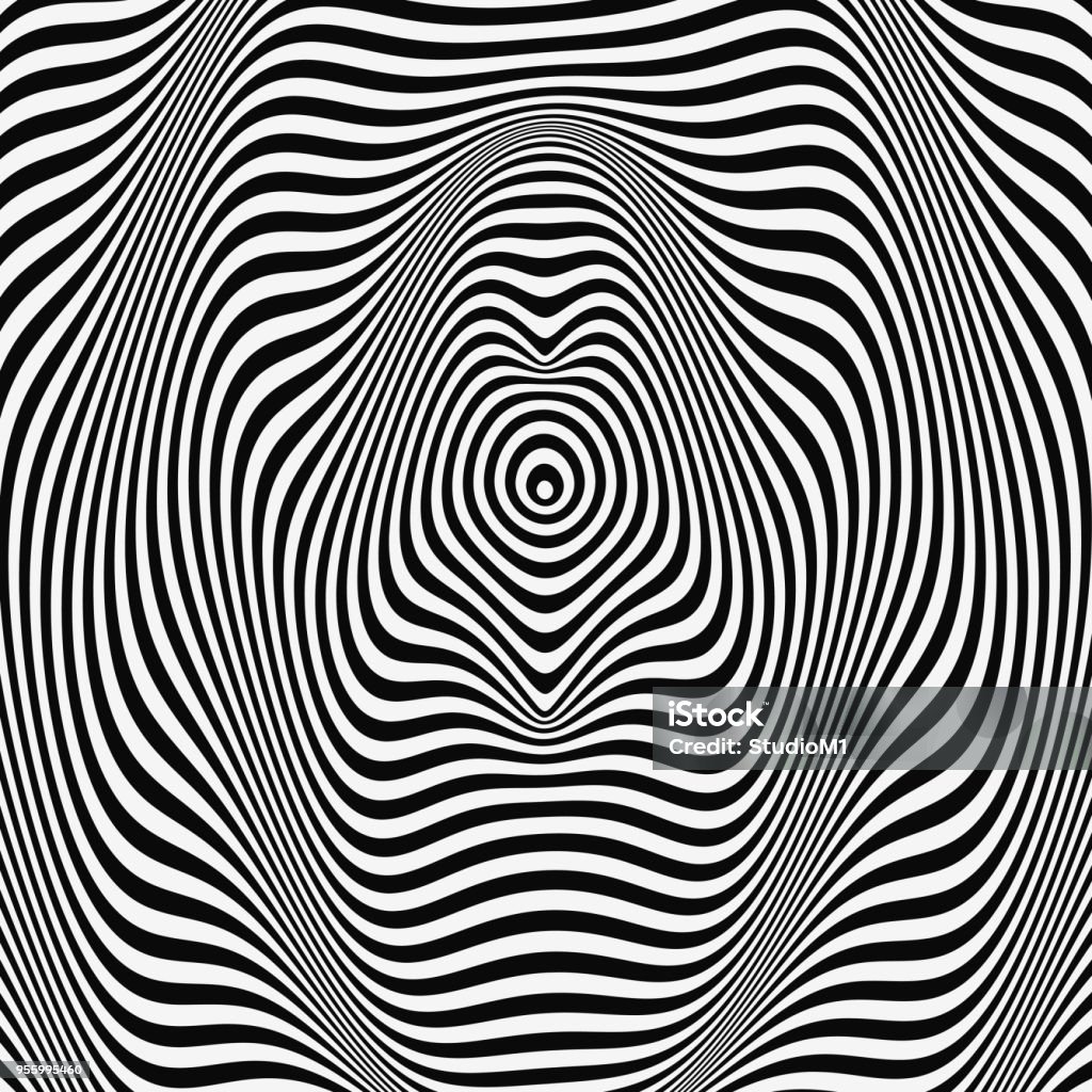 Waveform Background Dynamic Visual Effect Surface Distortion Pattern ...