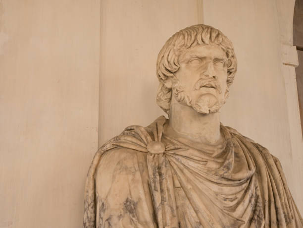 istock ancient busts of Roman emperors, ancient Rome Italy 956000430