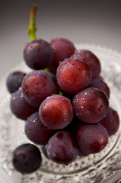 Red Grapes stock photo