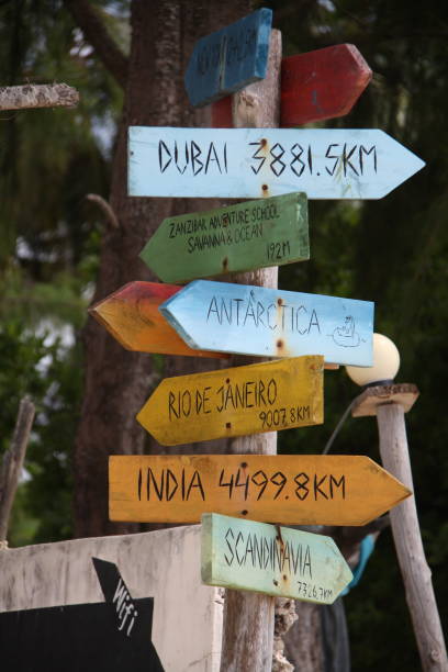 istock Sign on Paje Beach, Zanzibar, Tanzania 956004820