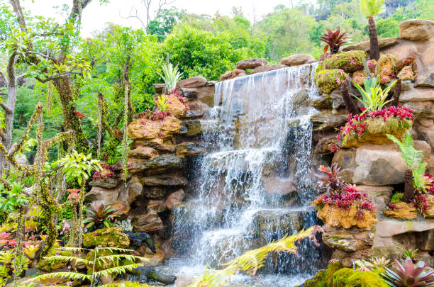 istock Waterfall, the beautiful waterfall in Thailand 956012750