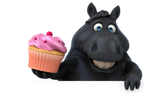 istock Fun horse - 3D Illustration 956015990