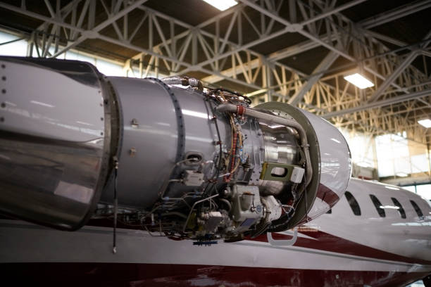 istock Aircraft in the hangar 956016410