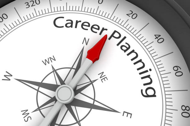 istock Compass Arrow Pointing to Career Planning 956017006