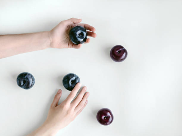 Plums Top view