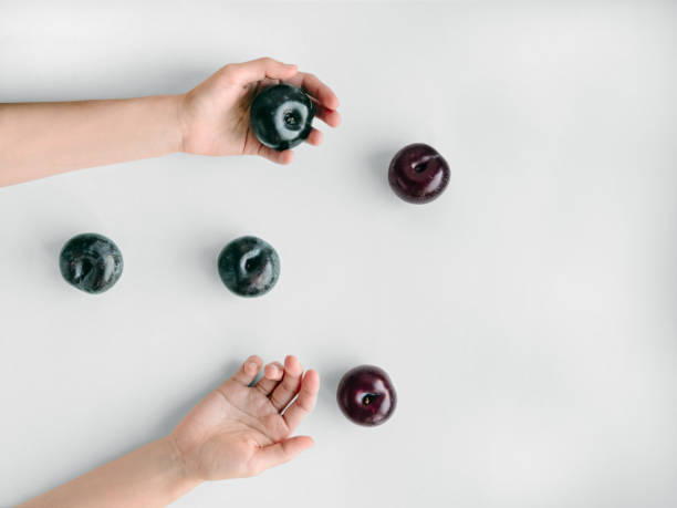 Plums Top view
