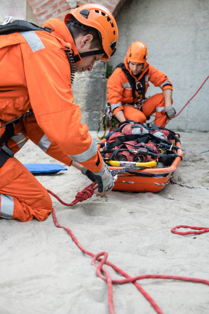 istock Firefighters in a rescue operation of car accident 956027394