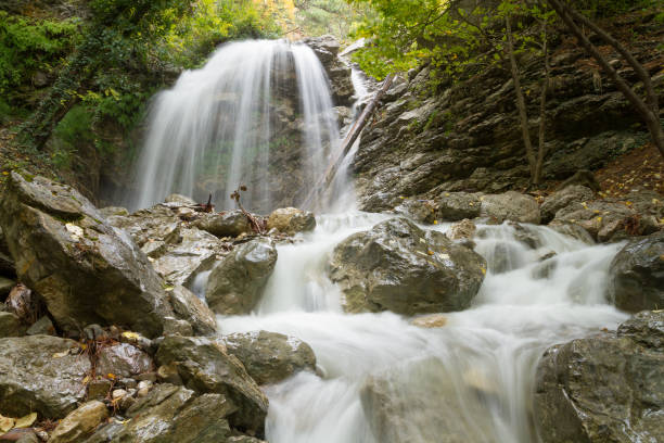istock Waterfall Jur-Jur in Crimea 956031364