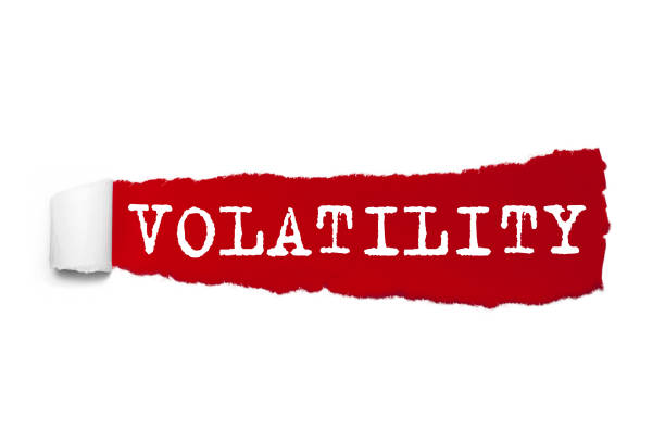 istock VOLATILITY word written under the curled piece of Red torn paper 956034962