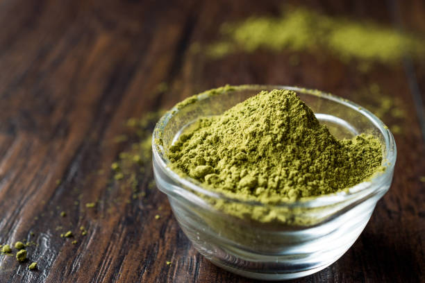 istock Turkish Kina Henna Powder or Matcha Tea 956035630
