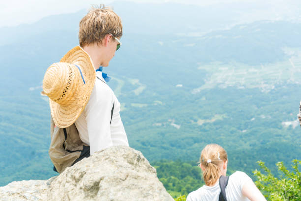 istock Two on top of Mount Tsukuba, Japan 956044850