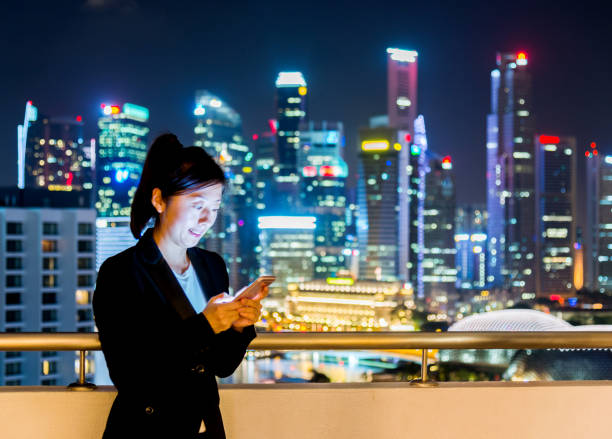 istock Businesswoman using smart phone 956045932