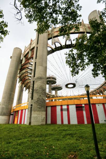 istock World Fair 1964, abandoned  New York State Pavilion 956046188