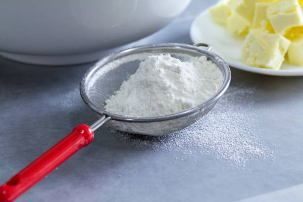 istock Wheat flour and butter in the kitchen 956048078