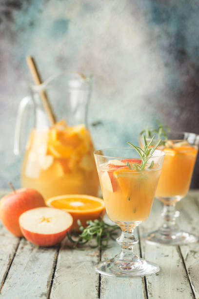istock Sangria or punch with fruits 956052776