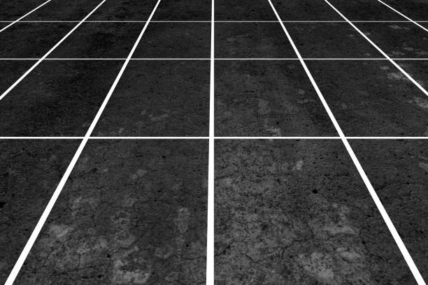 istock Vintage Black stone street road pavement texture 956056046