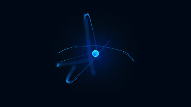 istock 3d illustration of Atom Spinning. Science concept 956060630