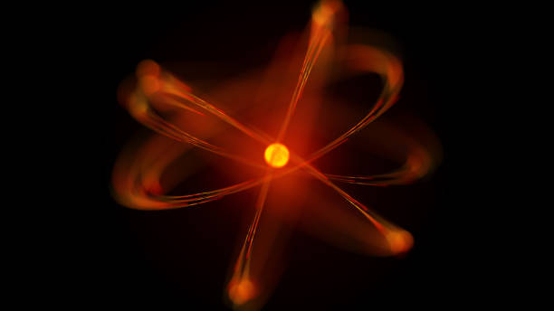 3d illustration of Atom Spinning. Science concept 3d illustration of Atom Spinning. Science concept photon stock pictures, royalty-free photos & images