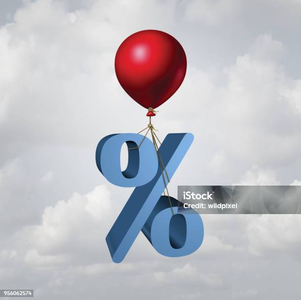 Rising Interest Rates Stock Photo - Download Image Now - Interest Rate, Moving Up, Canada