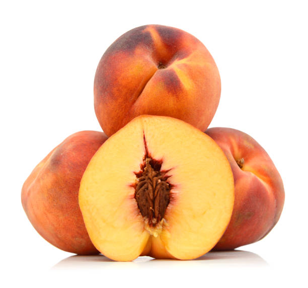 istock sweet peaches on a white background 956067736