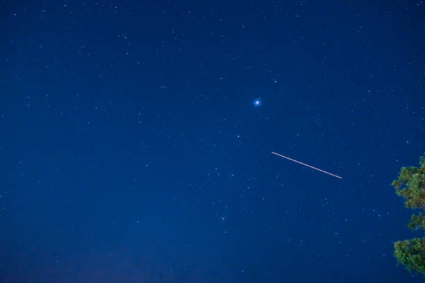 istock Stars in the night blue sky in Thailand 956076102