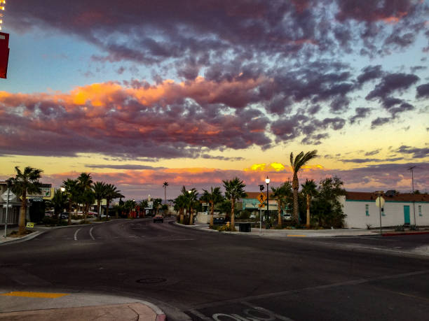 istock Sunset Over Nevada Way And Date Street 956078054