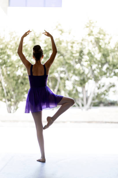 istock Silhouette of Ballerina Performing in Dance Studio 956078156