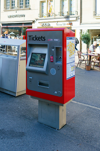 Event Ticket Machine Automatic Ticket Machine Stock Photo - Download Image Now - Automatic ...