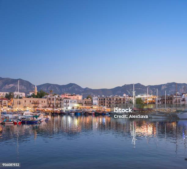 City By The Sea Stock Photo - Download Image Now - Kyrenia, Republic Of Cyprus, Cyprus Island