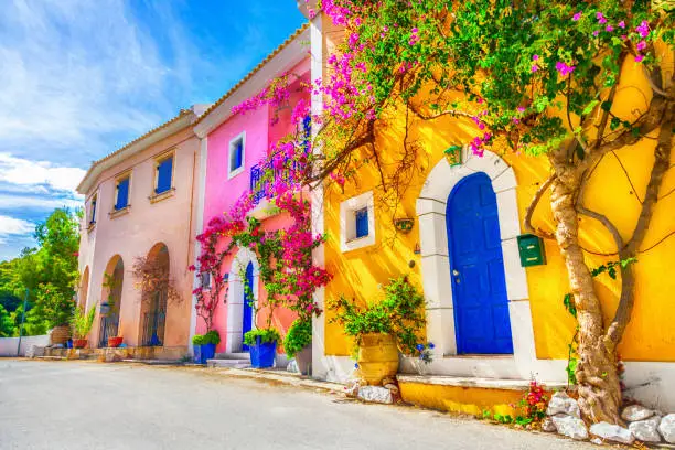 Street in Kefalonia, Greece