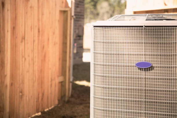 istock Home air conditioner unit in summer season. 956085874