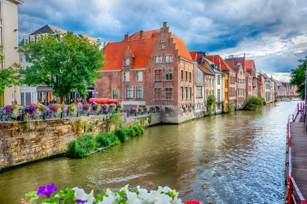 istock Canals of Gent, Belgium 956086392