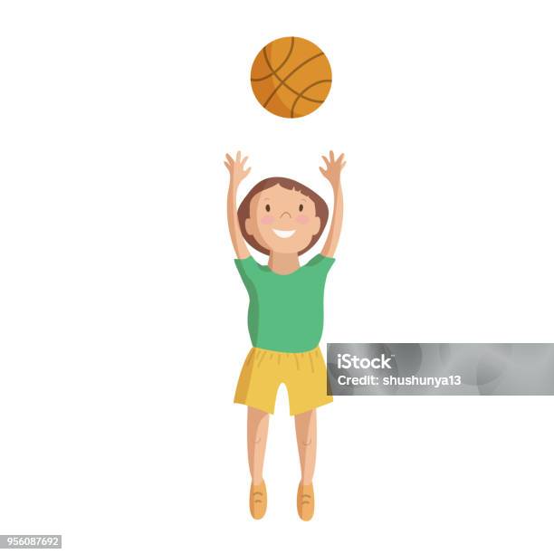 baby basketball caricature