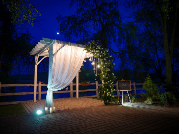 istock wedding gazebo for the ceremony 956090740