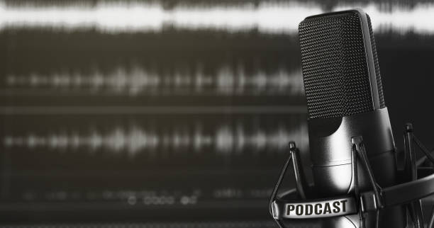istock Audio recording and podcasting concept 956094442
