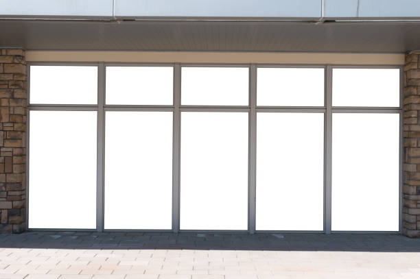 istock Shop Boutique Store Front with Big Window and Place for Name 956101428