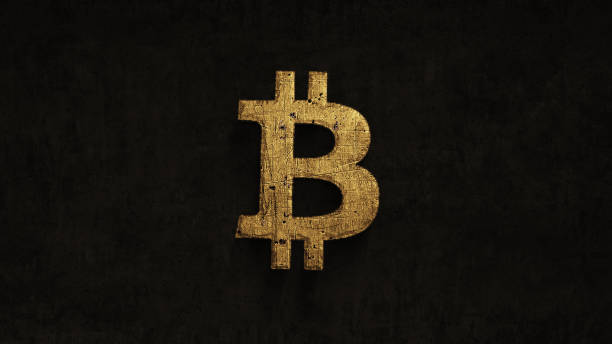 rouille sur temps bitcoin sur fond grunge - coin currency stack gold photos et images de collection