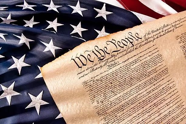 Photo of US Constitution - We The People